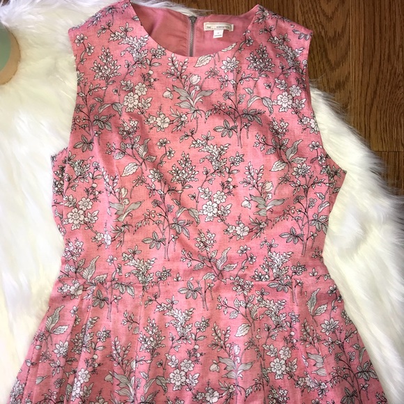❌SOLD GAP Pink Floral Sheath Dress Women’s Size 4 - Picture 2 of 8